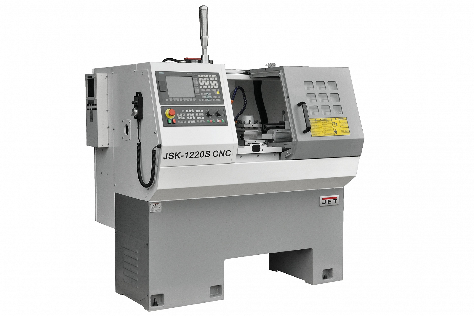 Токарный станок с ЧПУ JET JSK-1220F CNC (Fanuc, ручн. патрон, 4-х поз. резцедержка)